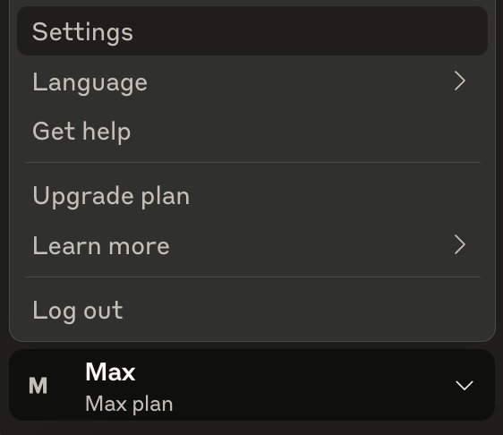 Claude settings showing the Connectors section with Add custom connector