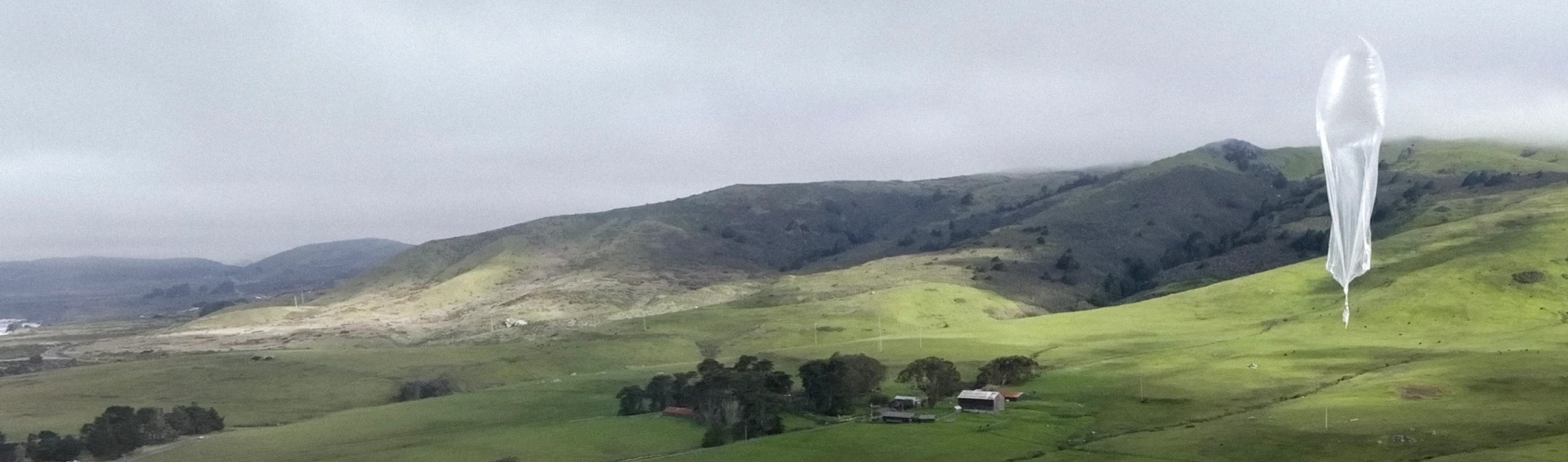 A WindBorne Global Sounding Balloon at launch